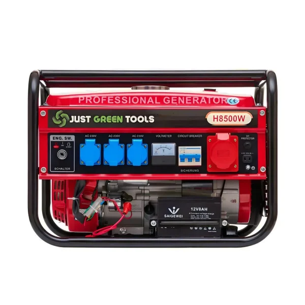 Gruppo Elettrogeno Silenzioso H8500+ 8,5 KW 8500W Just Green Tools
